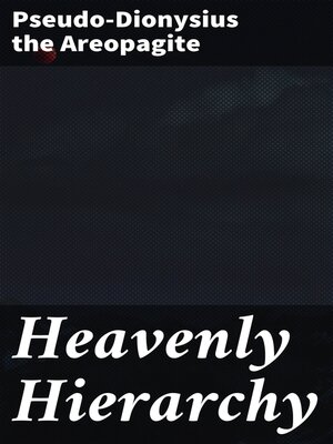cover image of Heavenly Hierarchy